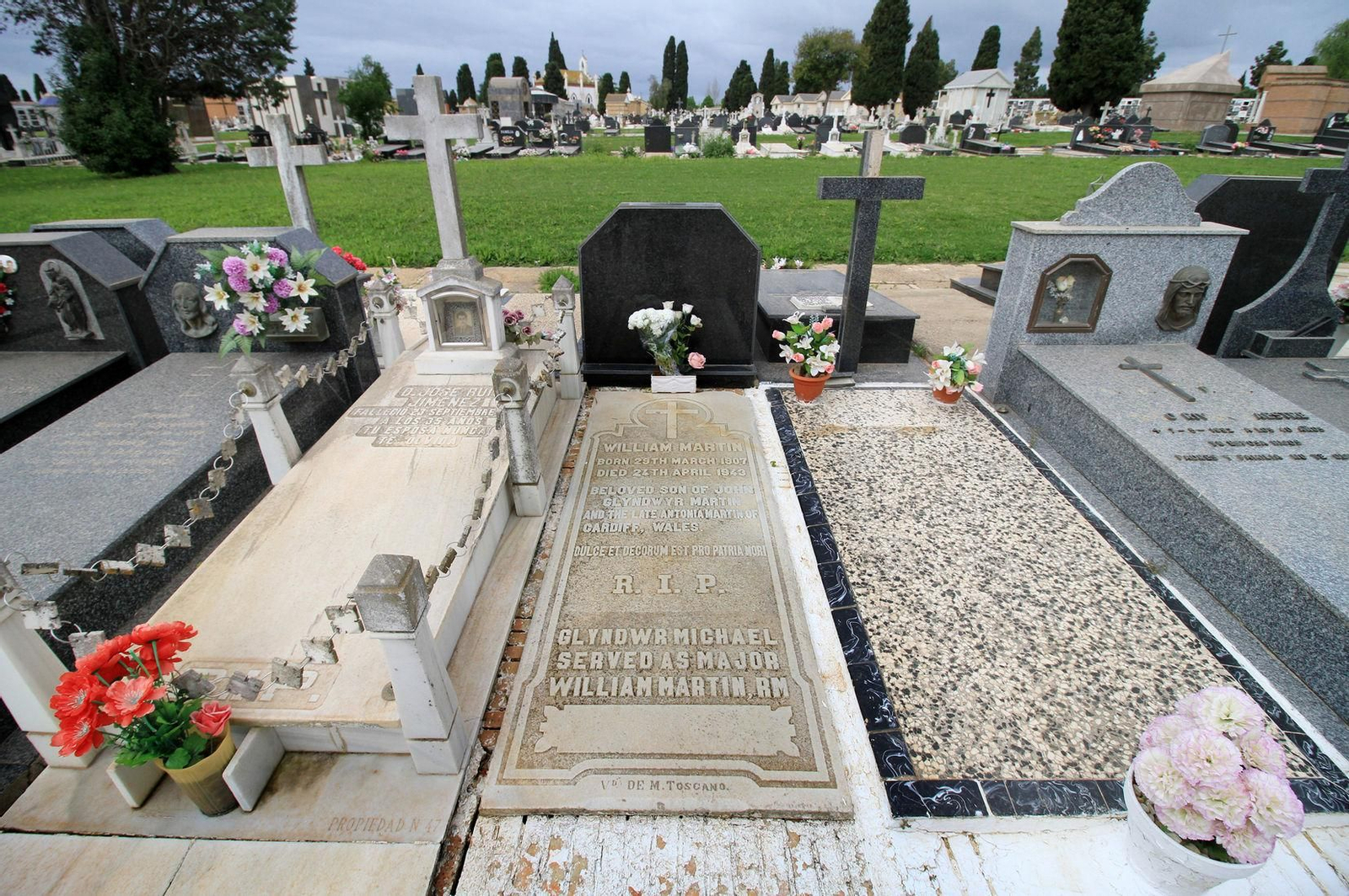 La tumba de William Martin