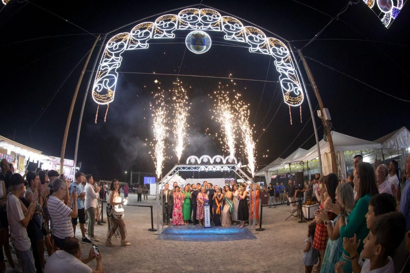 Encendido oficial de las fiestas agosto 2024.