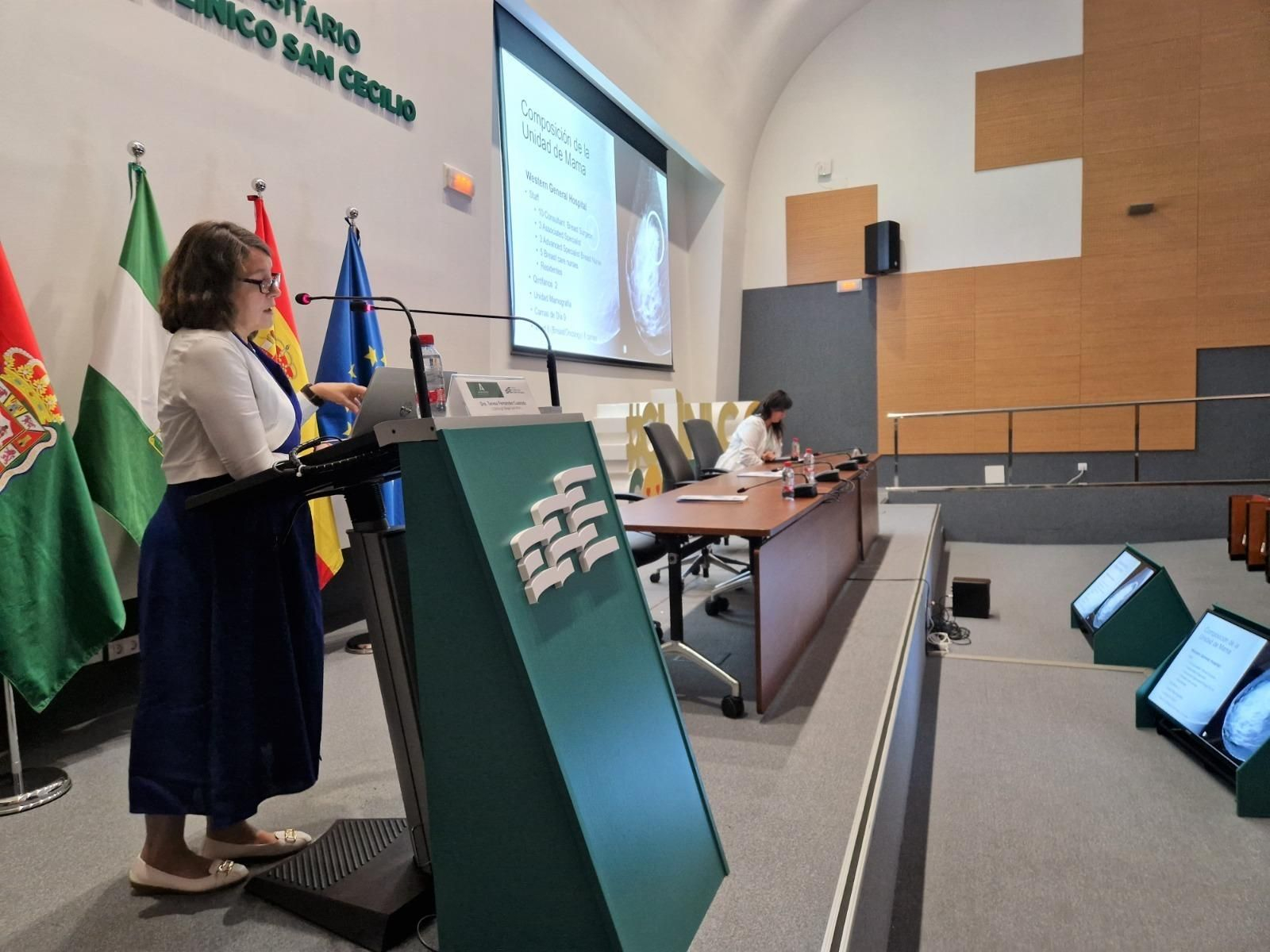 Expertos analizan en Granada las novedades para localizar lesiones no palpables de mama con tecnología radar