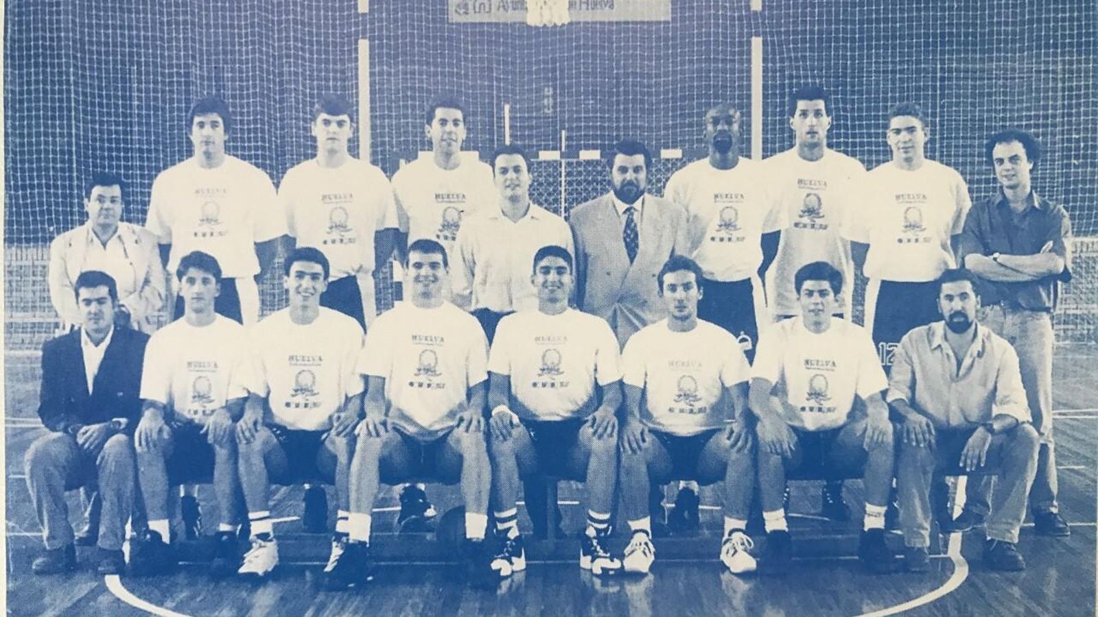 Plantilla de El Monte-Huelva en la temporada 95-96.