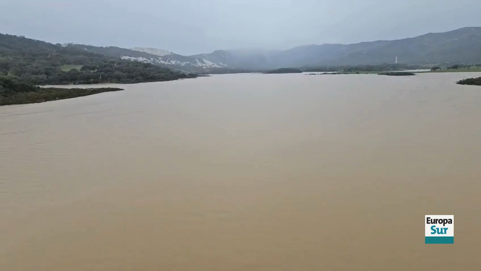 Charco Redondo, al 92% y al límite antes de la borrasca Leonardo: el pantano que ya no admite más agua