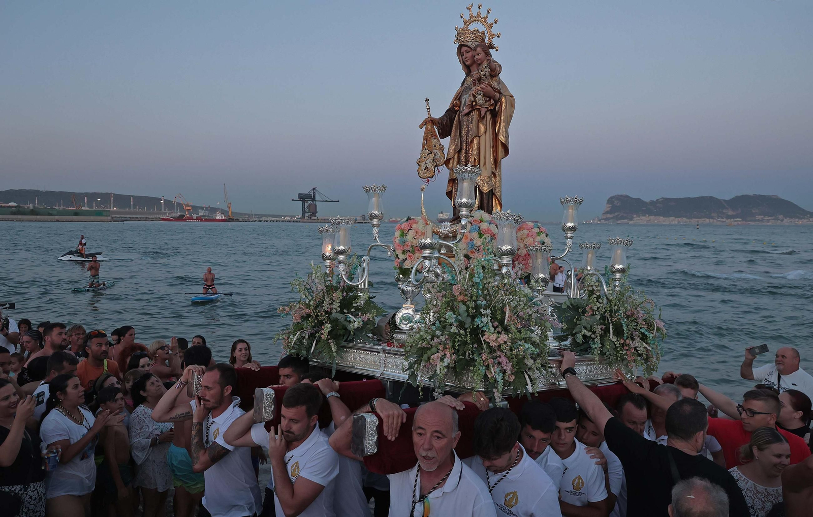 Fotos de la procesión de la Virgen del Carmen en Palmones