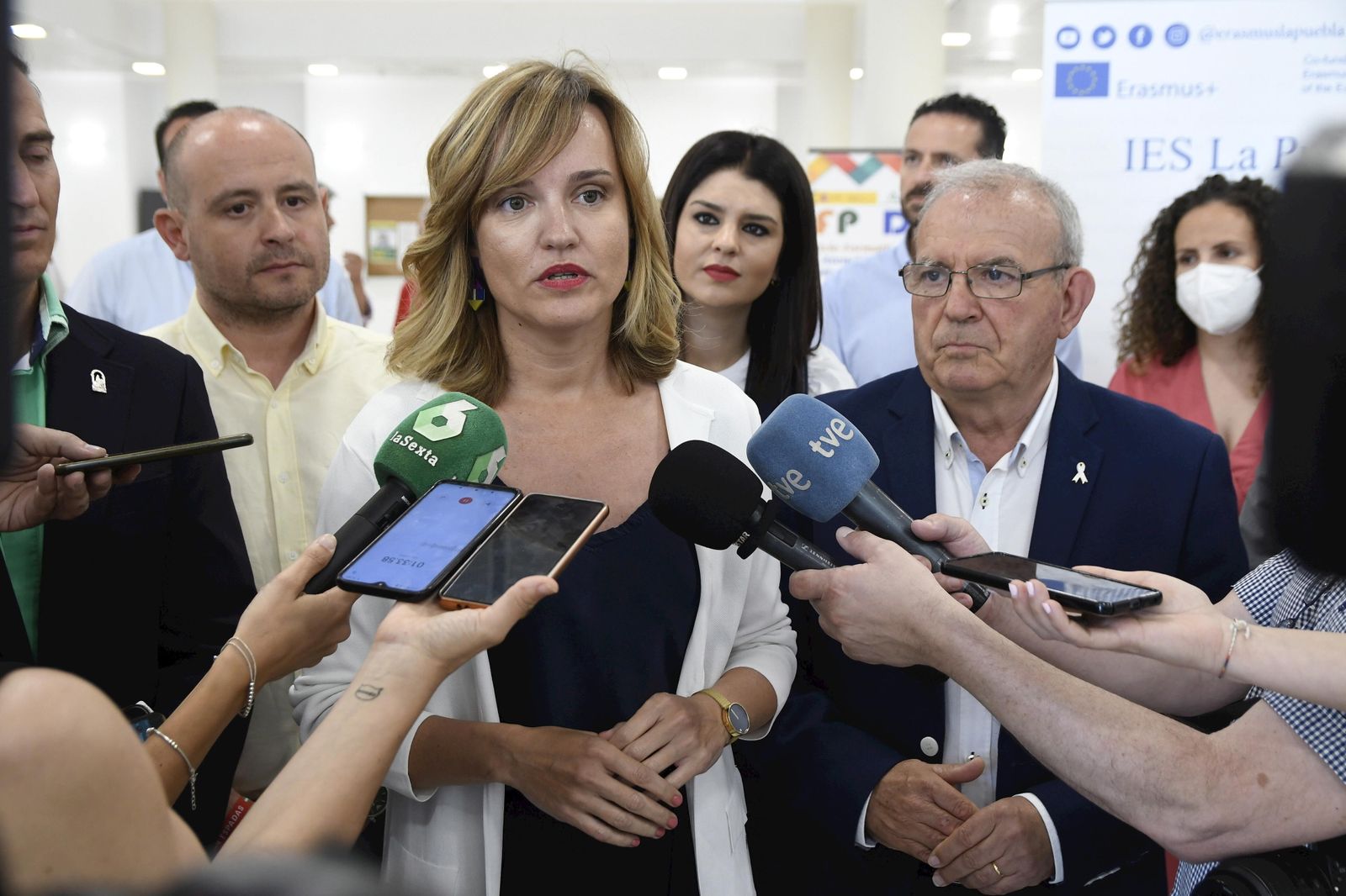 La ministra de Educación, Pilar Alegría.