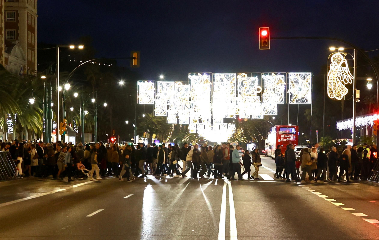 Transeúntes, en el Centro de Málaga