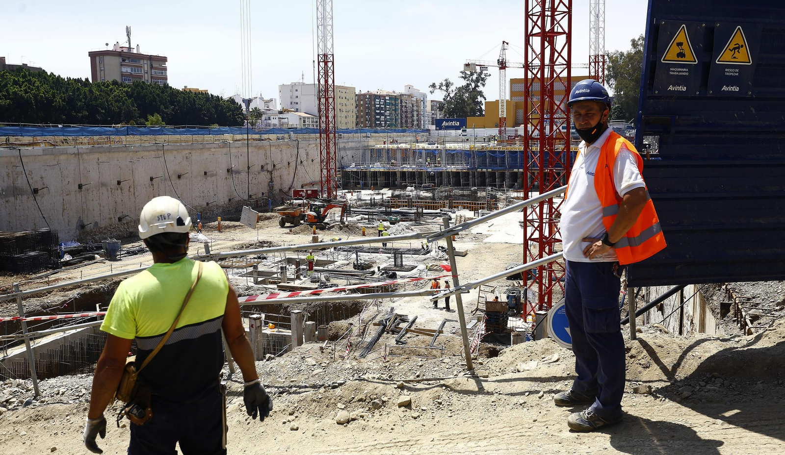 Fotos del avance de las obras de las nuevas torres de Málaga Fotos del avance de las obras de las nuevas torres de Málaga