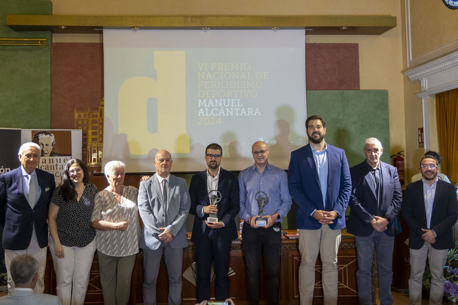 Entrega del Premio Nacional de Periodismo Deportivo Manuel Alcántara.