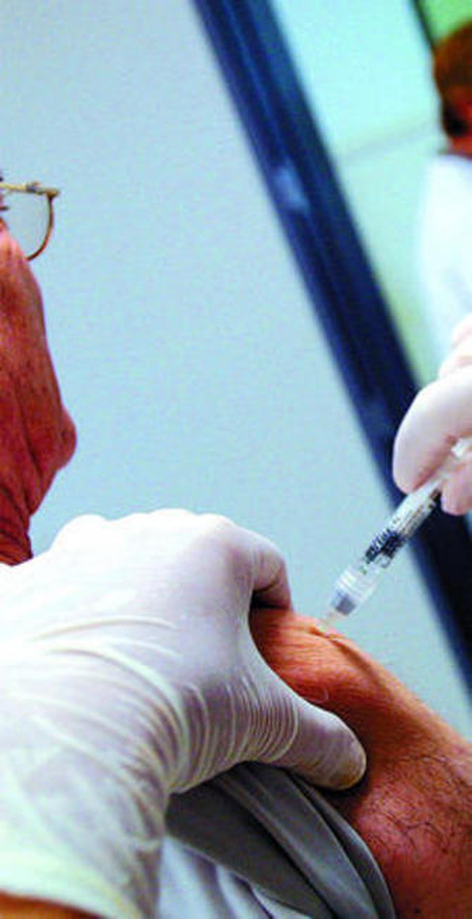 Administración de una vacuna.