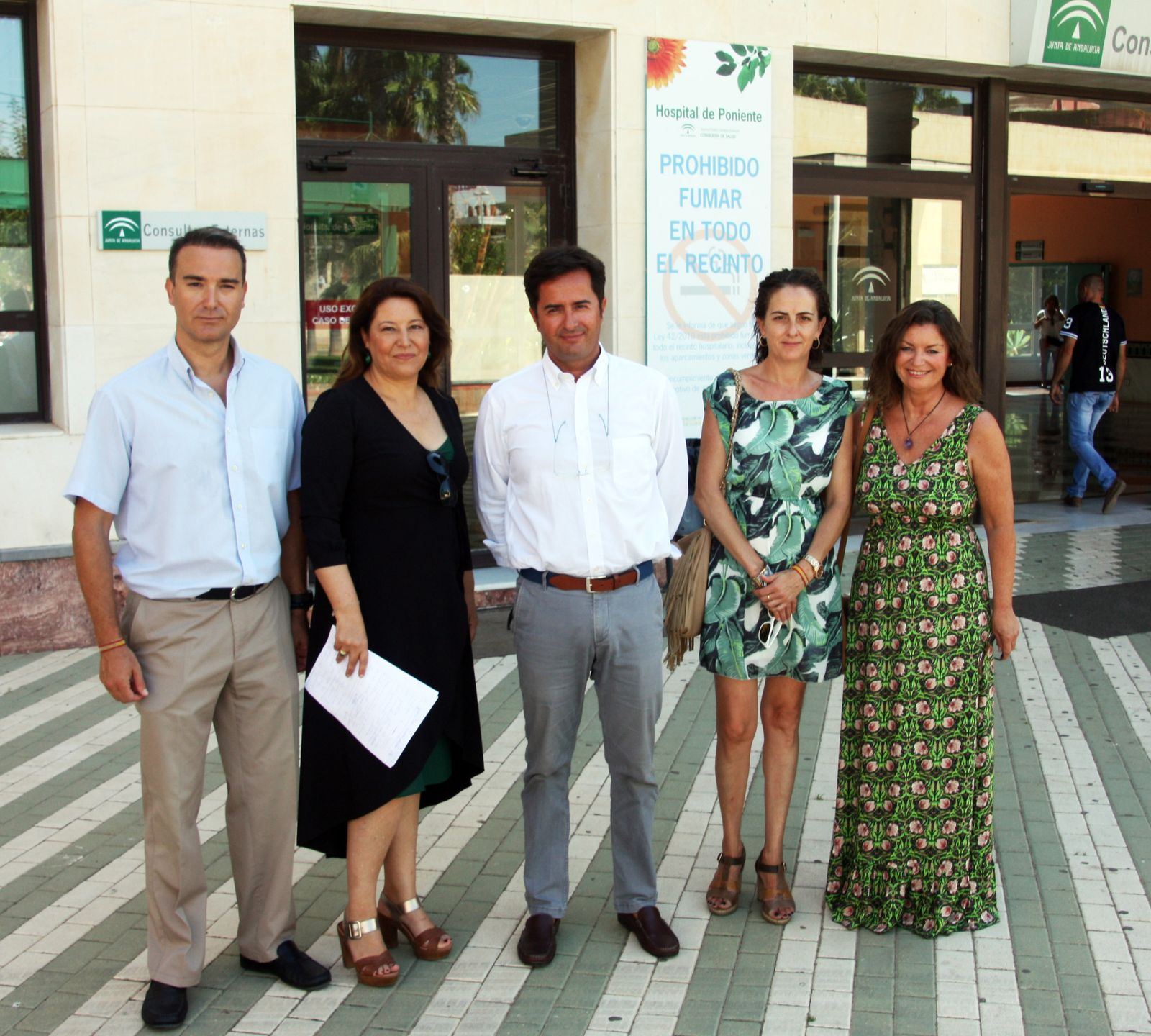 Amós García, Carmen Crespo, Francisco Góngora, Arancha Martín y Luisa Barranco.