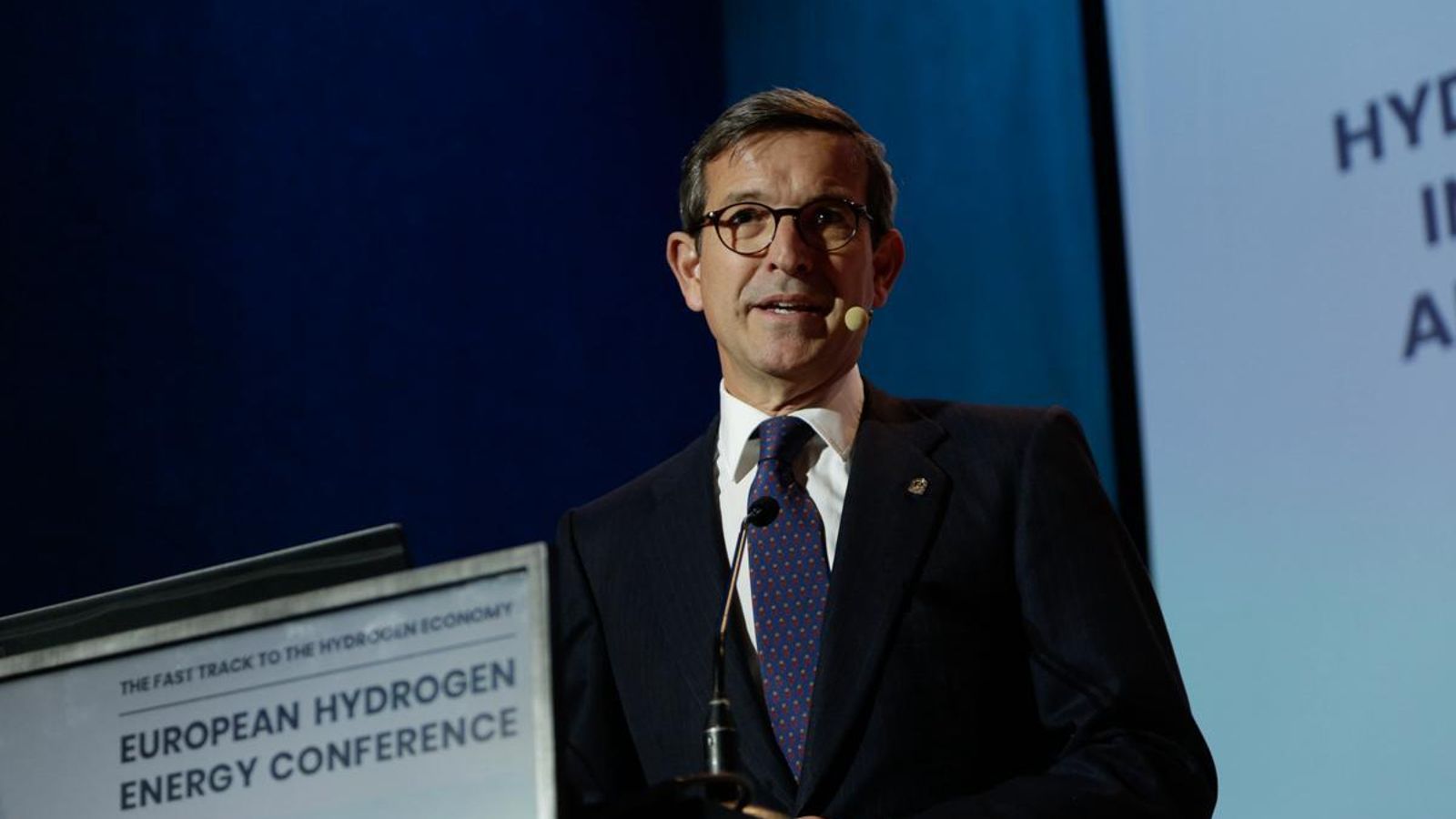 El consejero de Industria, Jorge Paradela, este jueves en Bilbao