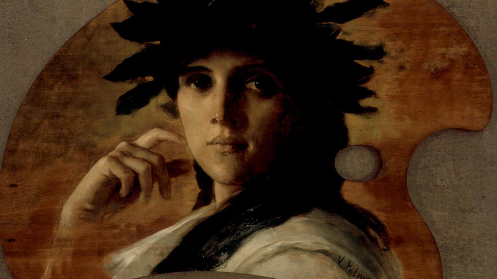 'La modelo Amelia', del Museo de Málaga. 'La modelo Amelia', del Museo de Málaga.