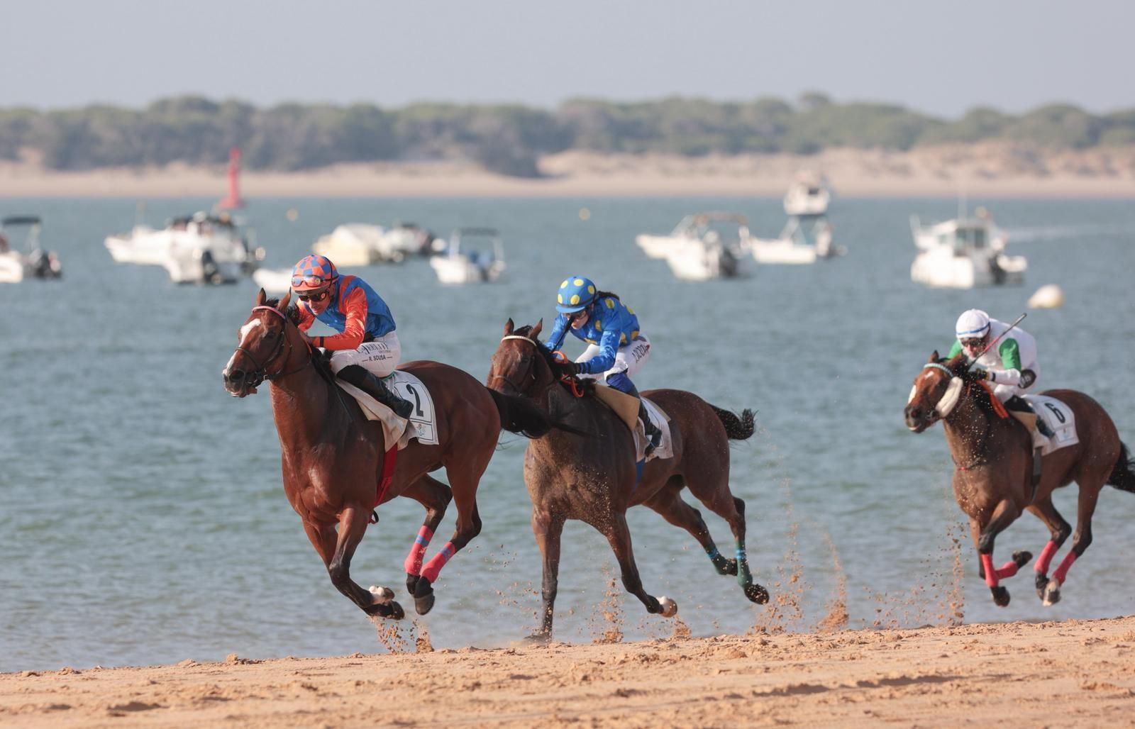 Imágenes de la última jornada del primer ciclo de las Carreras de Caballos de Sanlúcar 2025