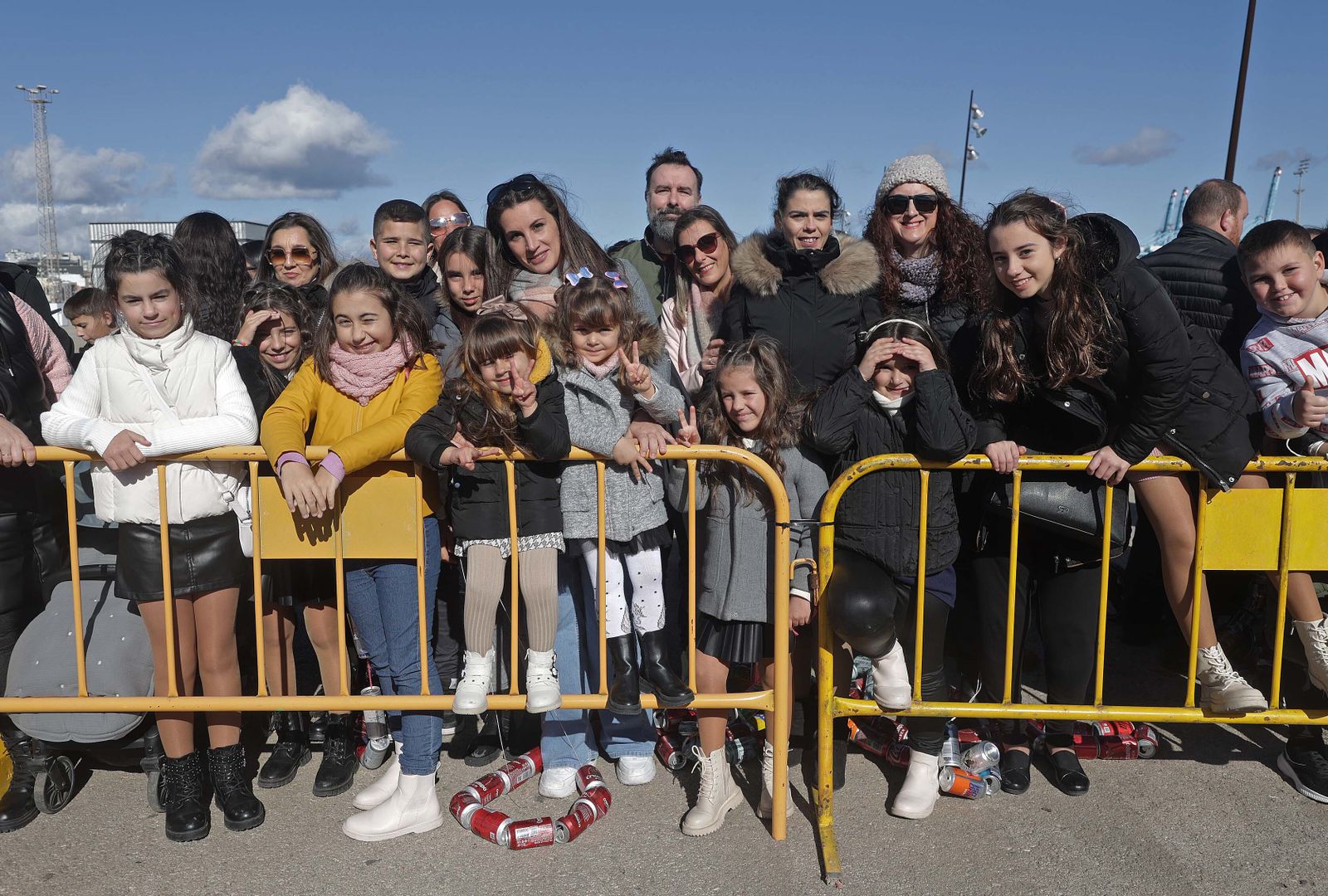 Fotos del arrastre de latas en Algeciras