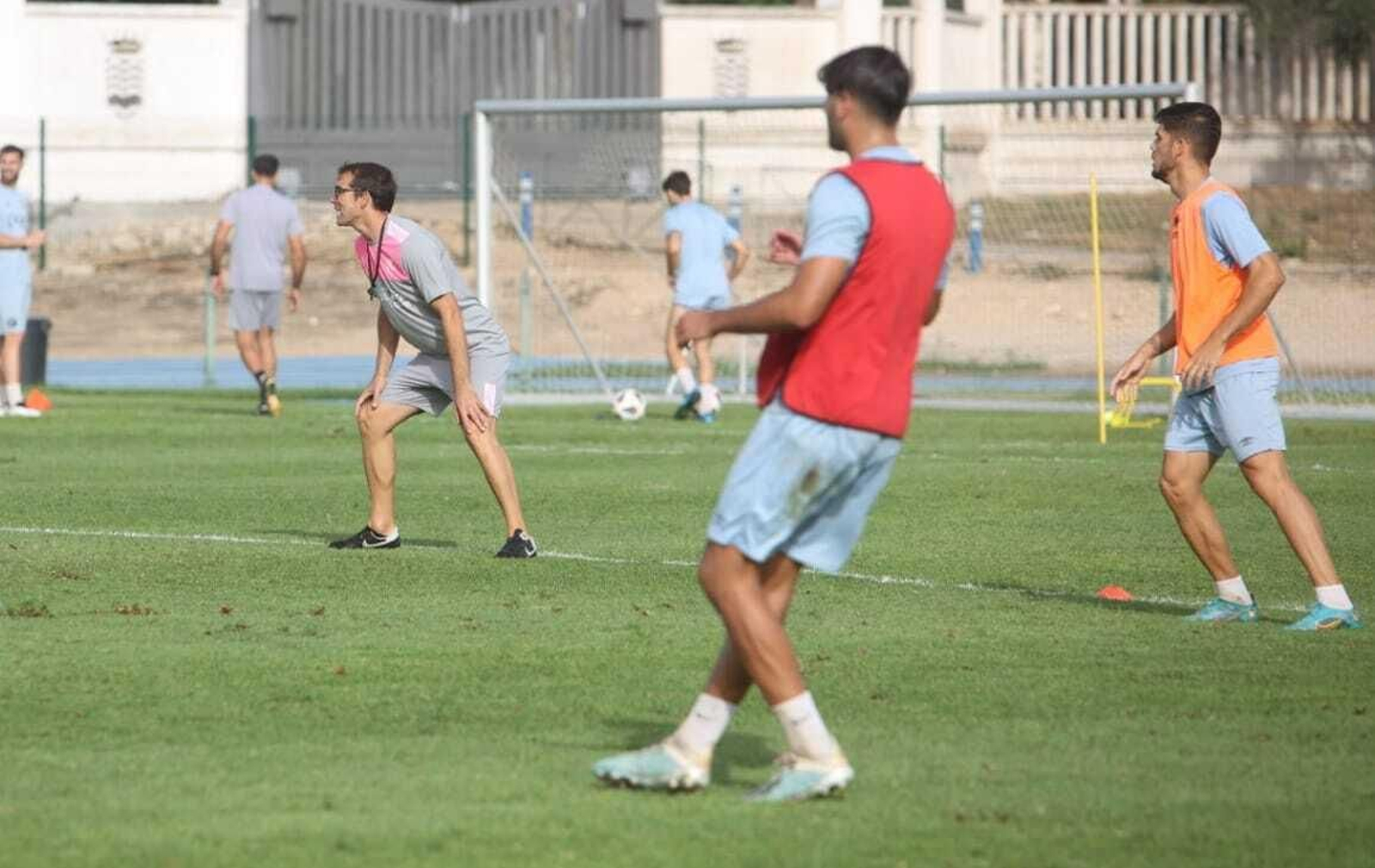 Primer entrenamiento de Francis al frente del Xerez DFC