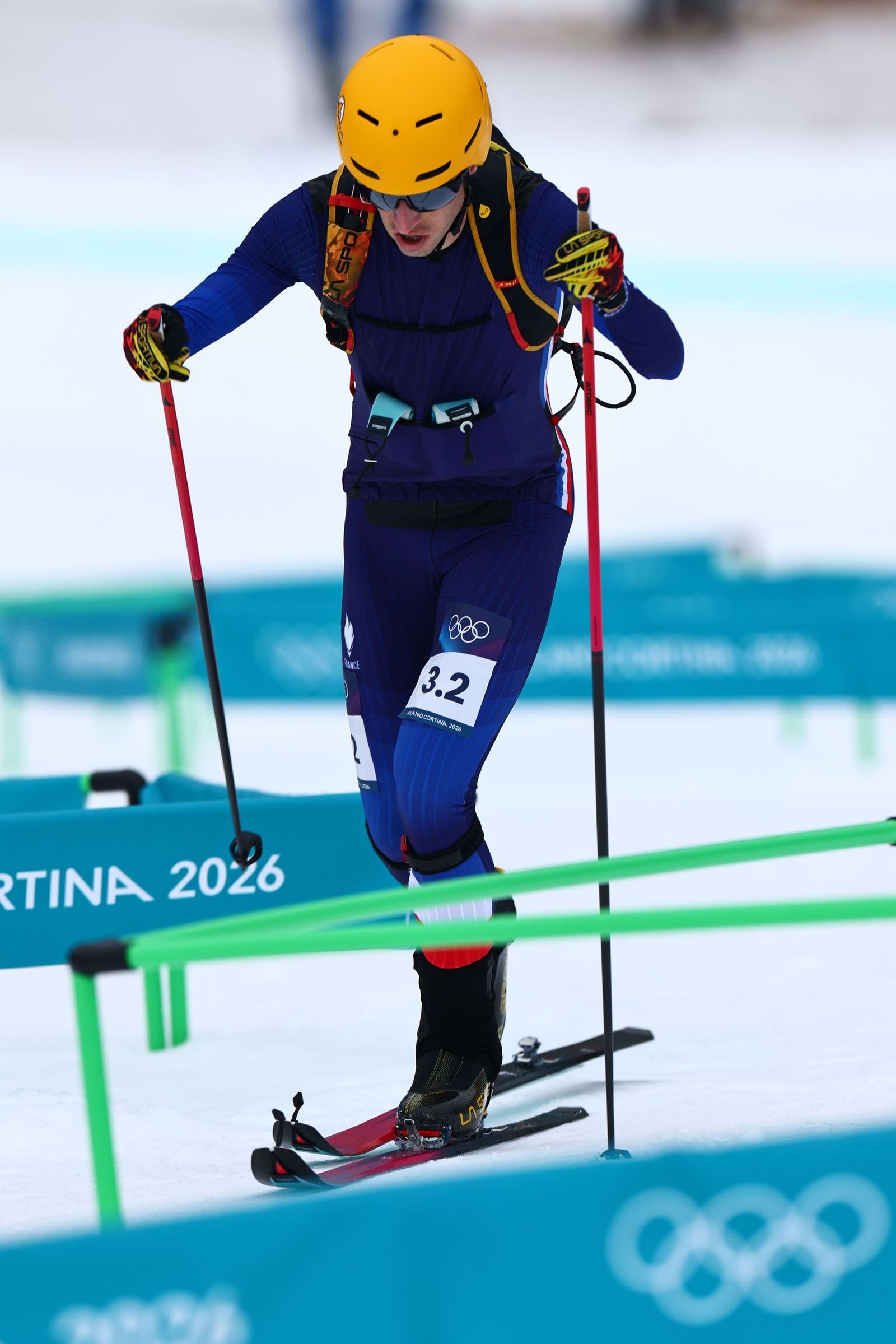 Las mejores fotos de la carrera de Ana Alonso y Oriol Cardona, bronce en el relevo mixto en los Juegos Olímpicos de Invierno