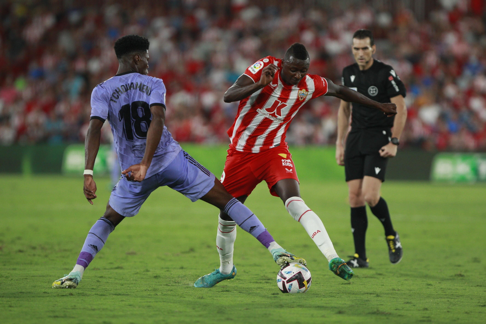 Imágenes del partido U.D. Almería-Real Madrid C.F. de la Liga Santander