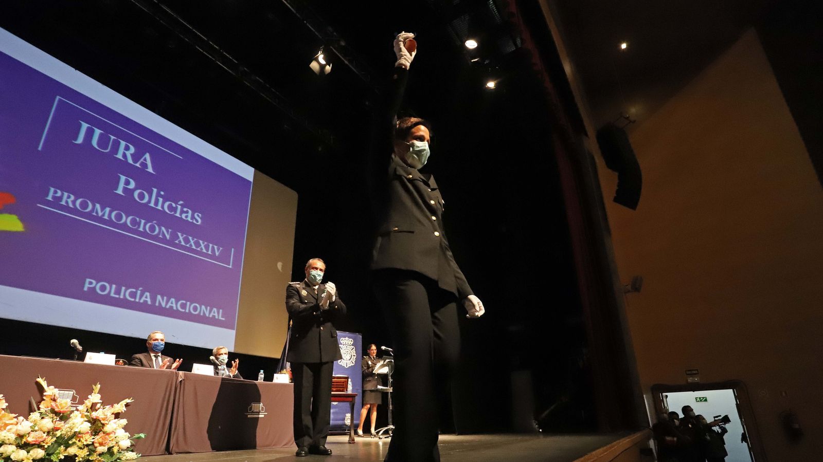 Acto de jura de cargo de la XXXIV promoción de Policía Nacional en La Línea