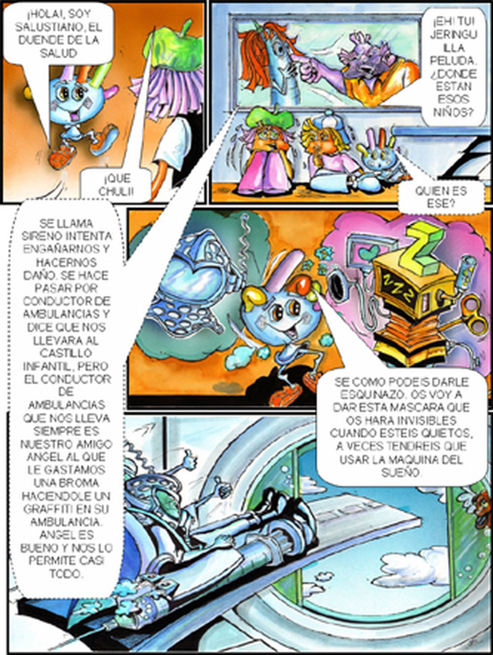 Crean un cómic para hacer "más llevadero" el tratamiento de radioterapia a los niños