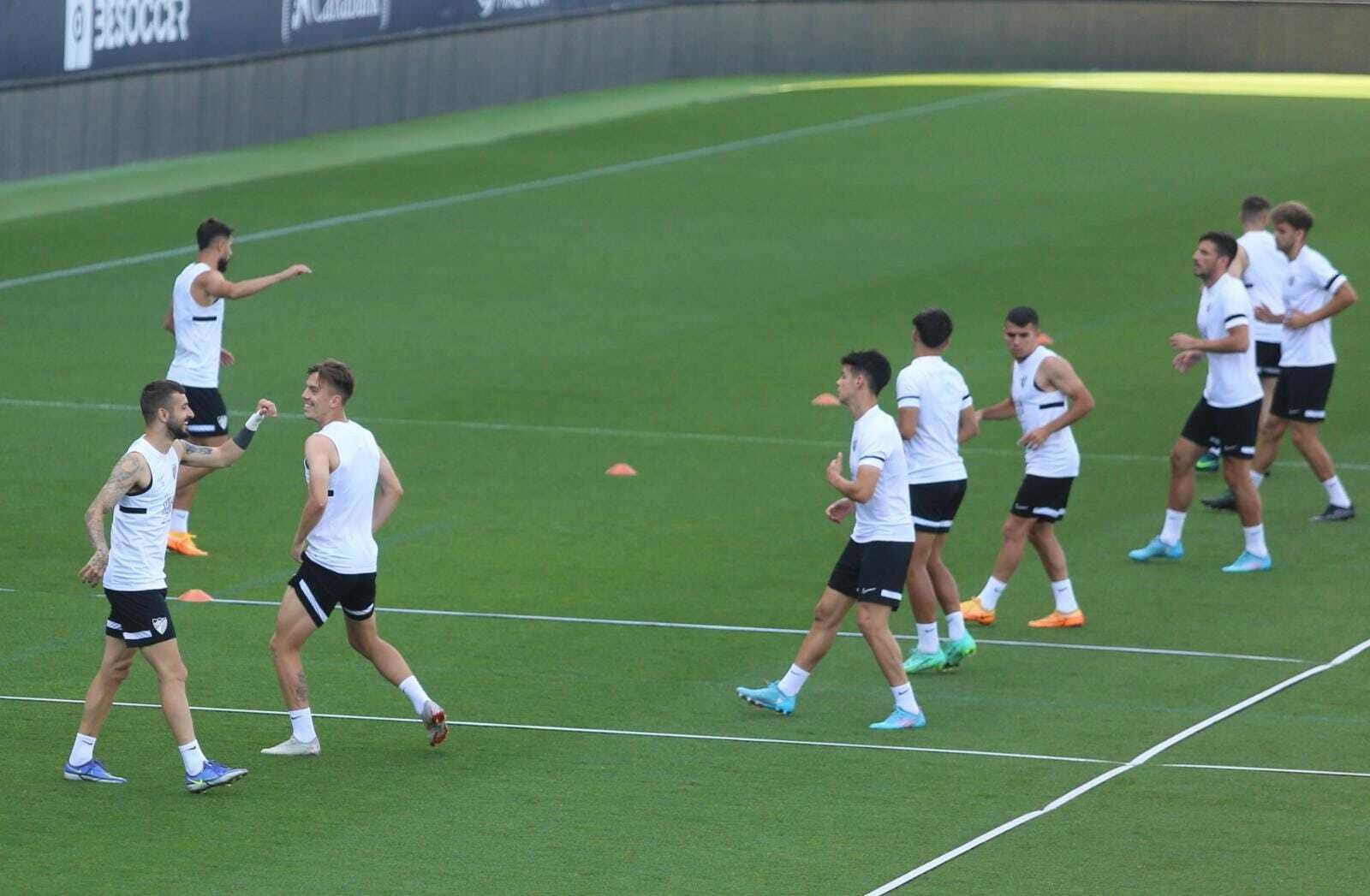 Las fotos del entrenamiento del Málaga CF