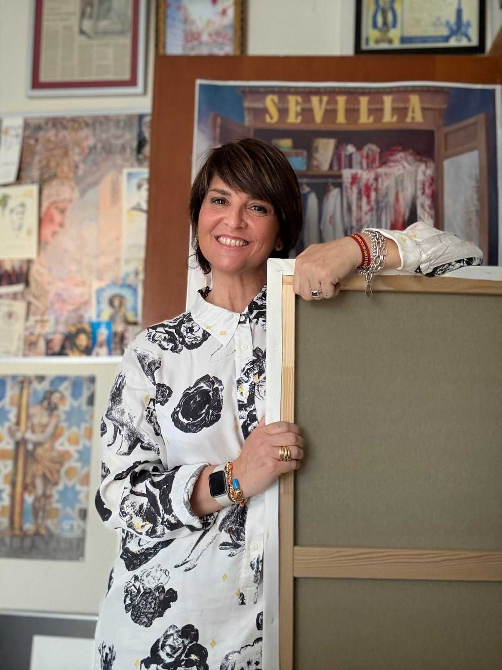 La artista Nuria Barrera.