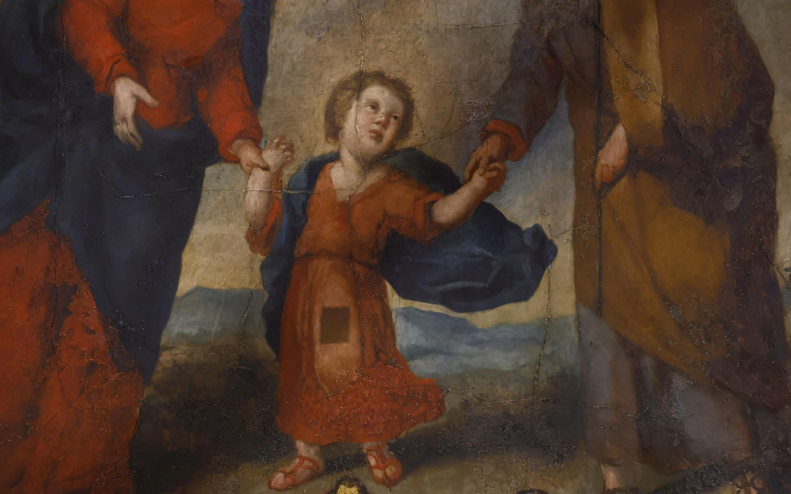 Las imágenes de la restauración de la capillita de San José