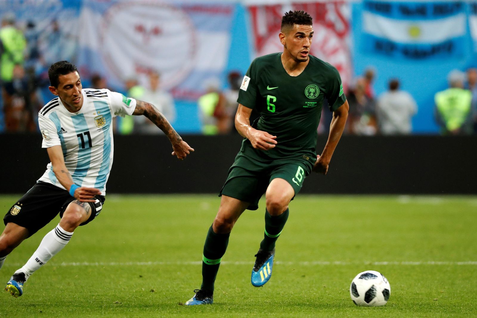 Las imágenes del Nigeria-Argentina