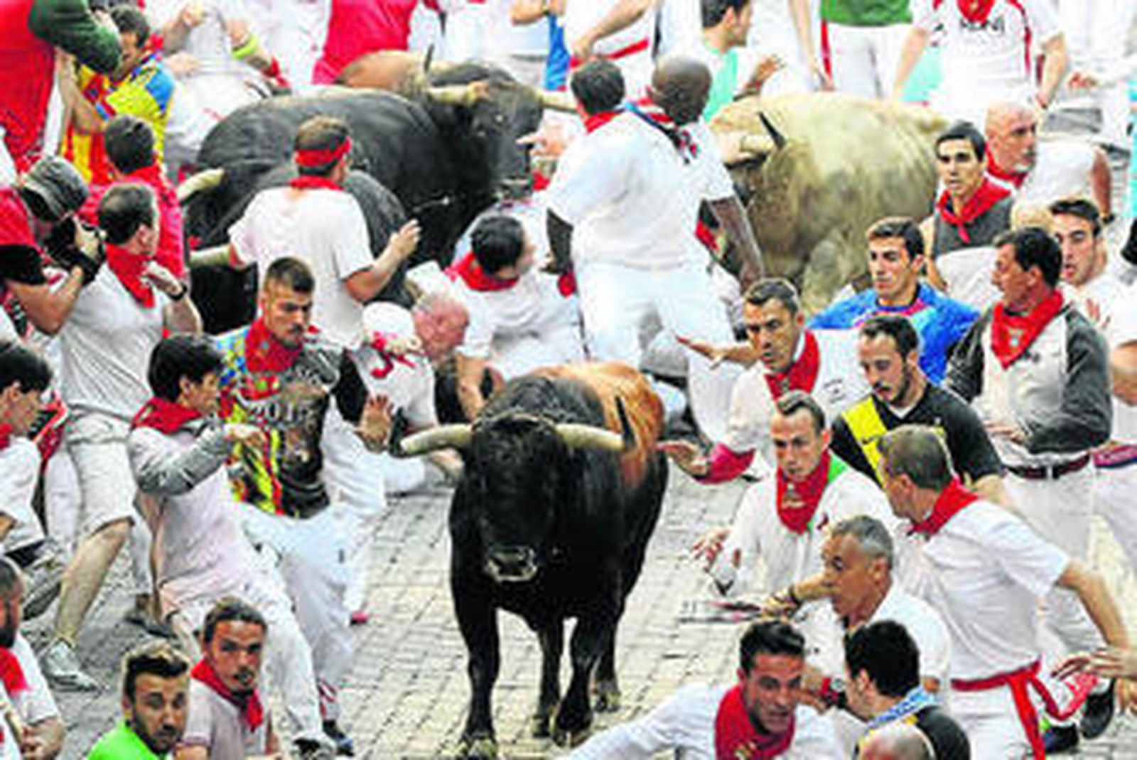 El momento de mayor tensión, en el tramo de Telefónica.