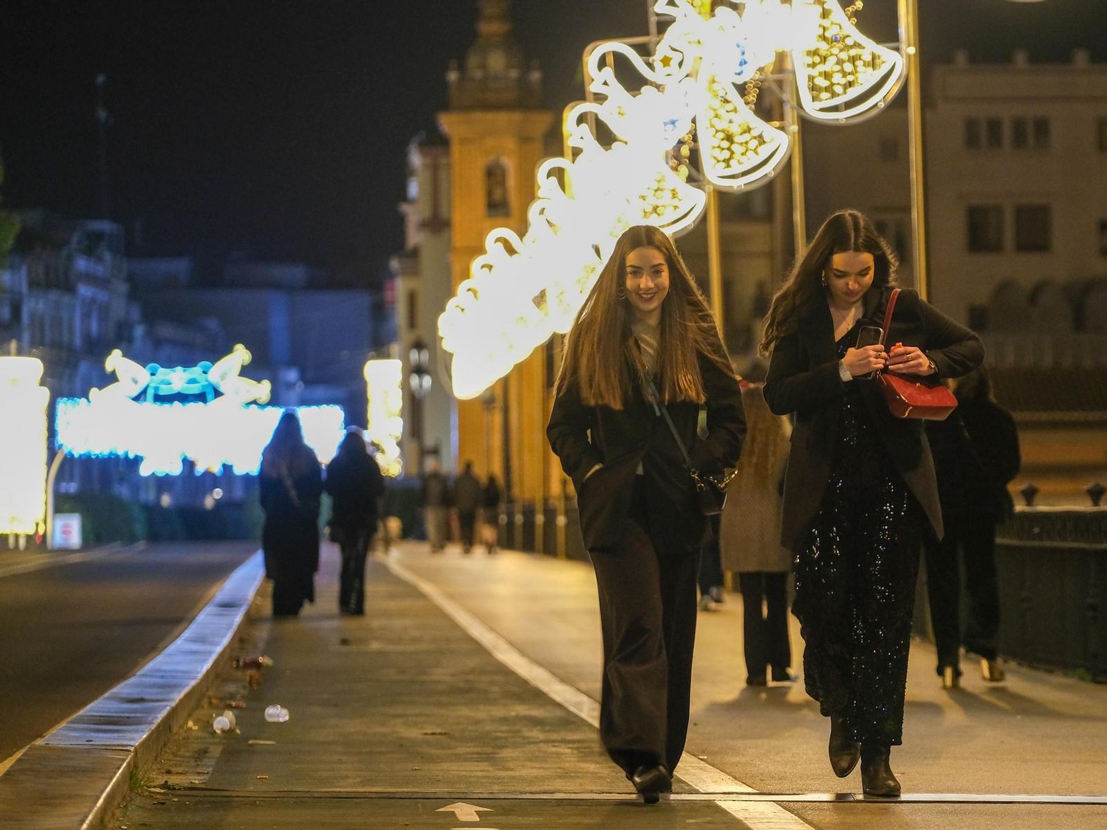 Imágenes de como amanece Sevilla el día de año nuevo de 2025