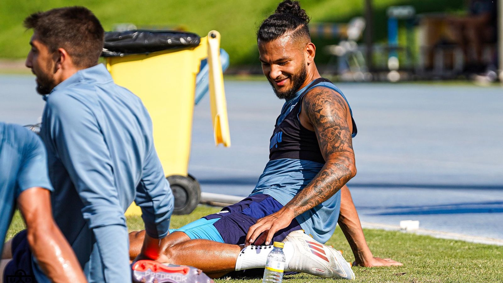 Suárez durante un receso de una sesión en el anexo