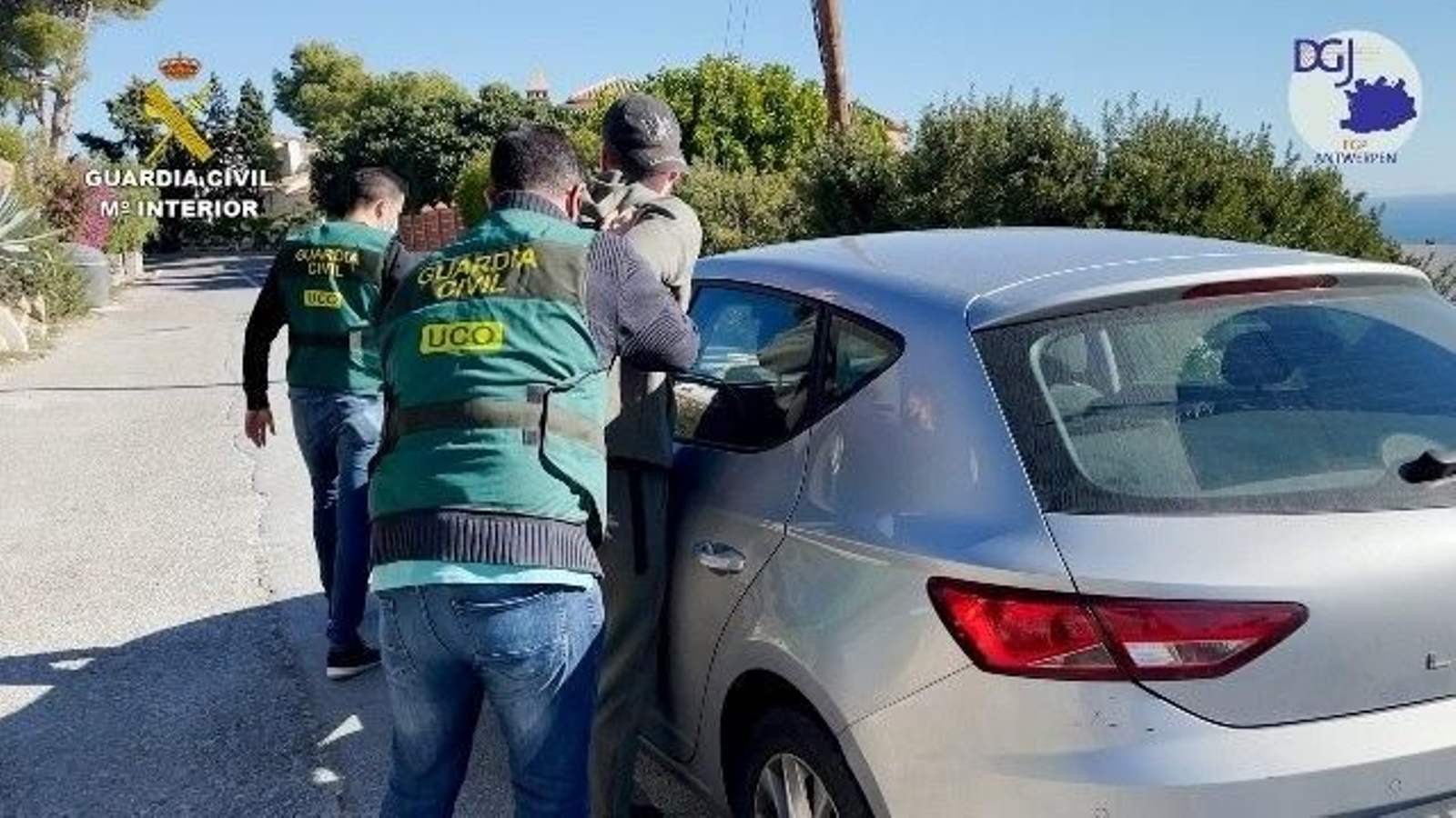 Una detención de la Guadia Civil