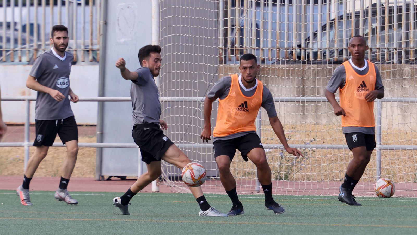 Entrenamiento del Xerez CD en la Granja