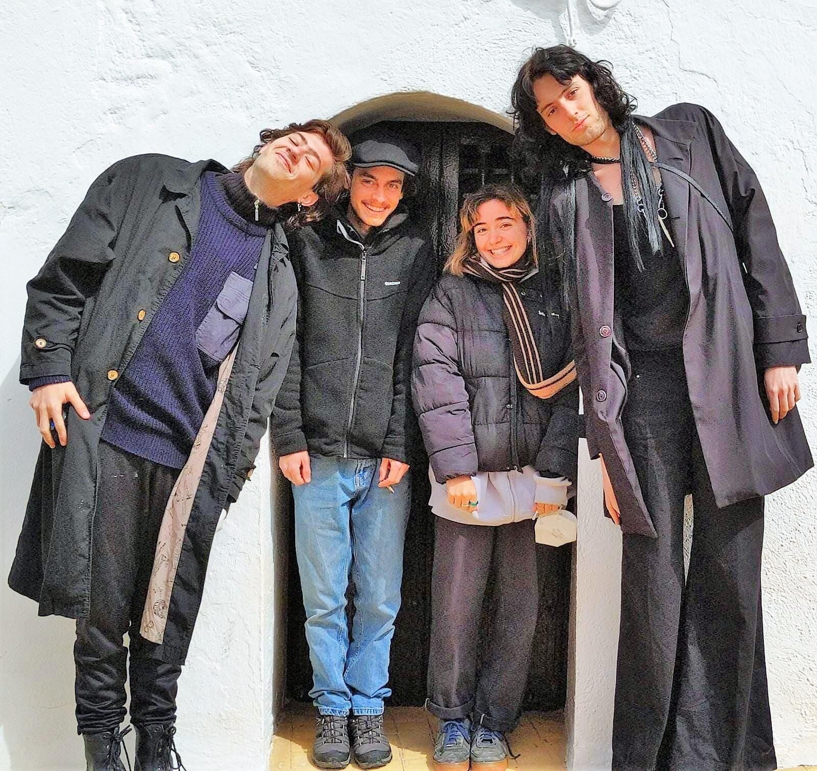 Daniel Díaz, Pau Mira, Alejandra Herrera y Ramón Escobar.