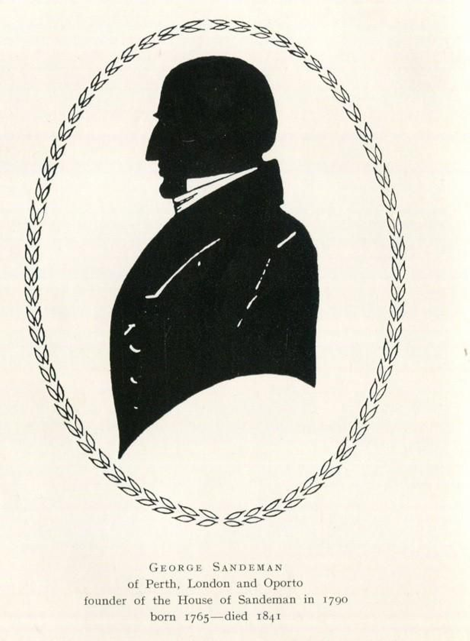 Silueta de George Sandeman.