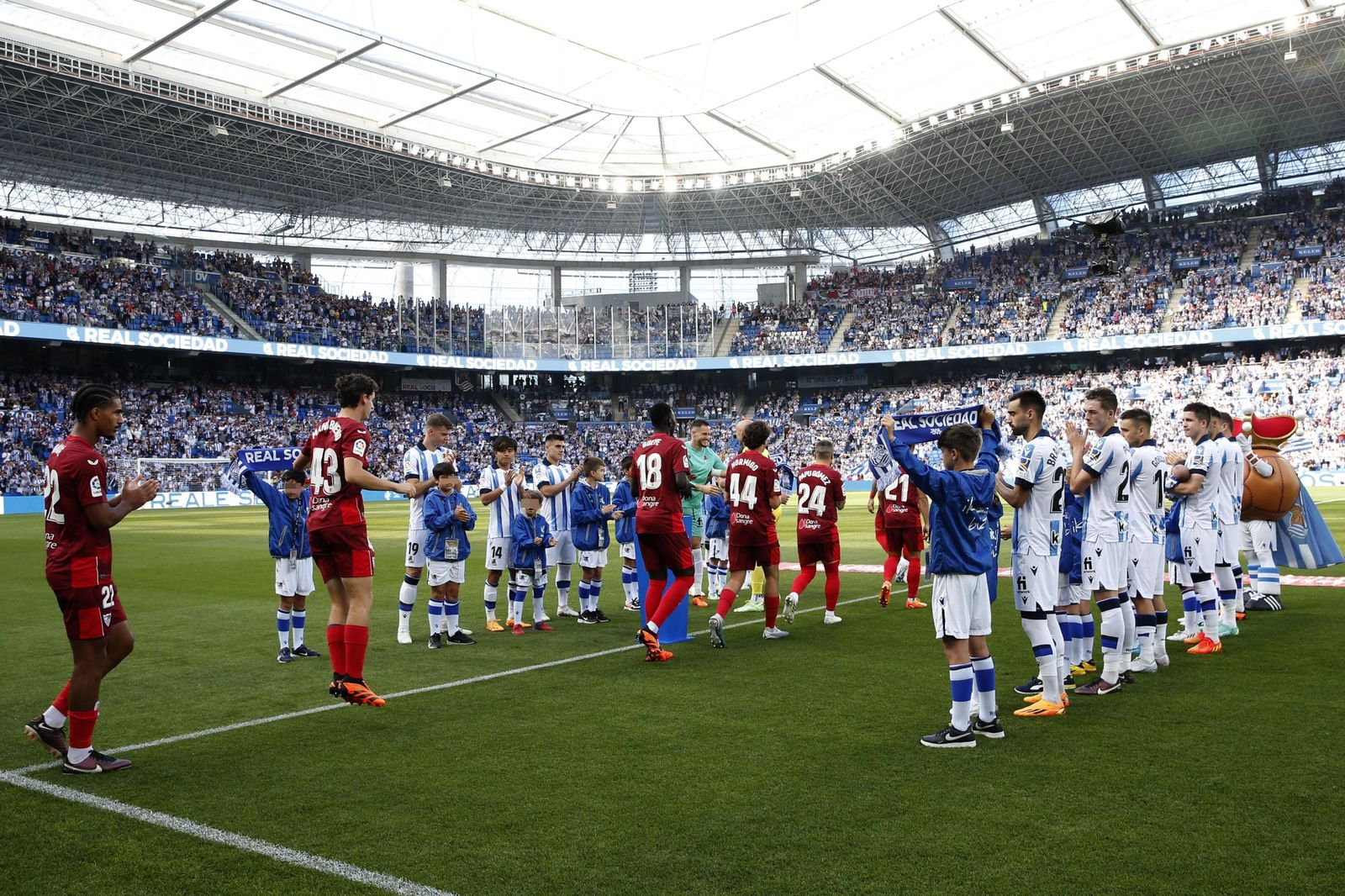 Las fotos del Real Sociedad - Sevilla