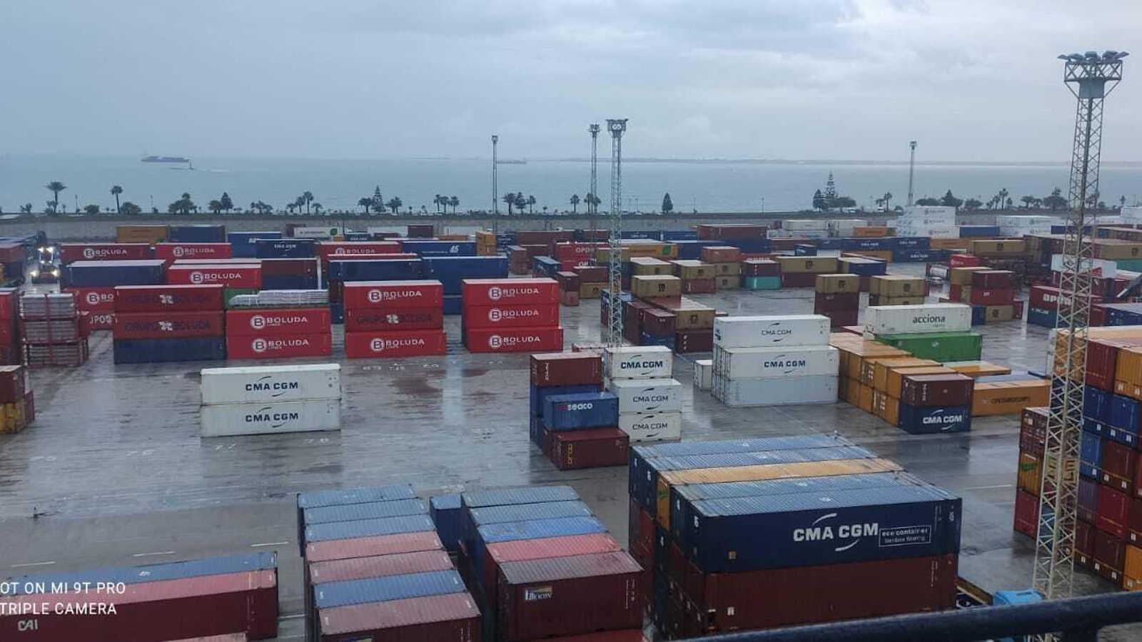 El aumento del número de contenedores en la terminal de Concasa es más que evidente.