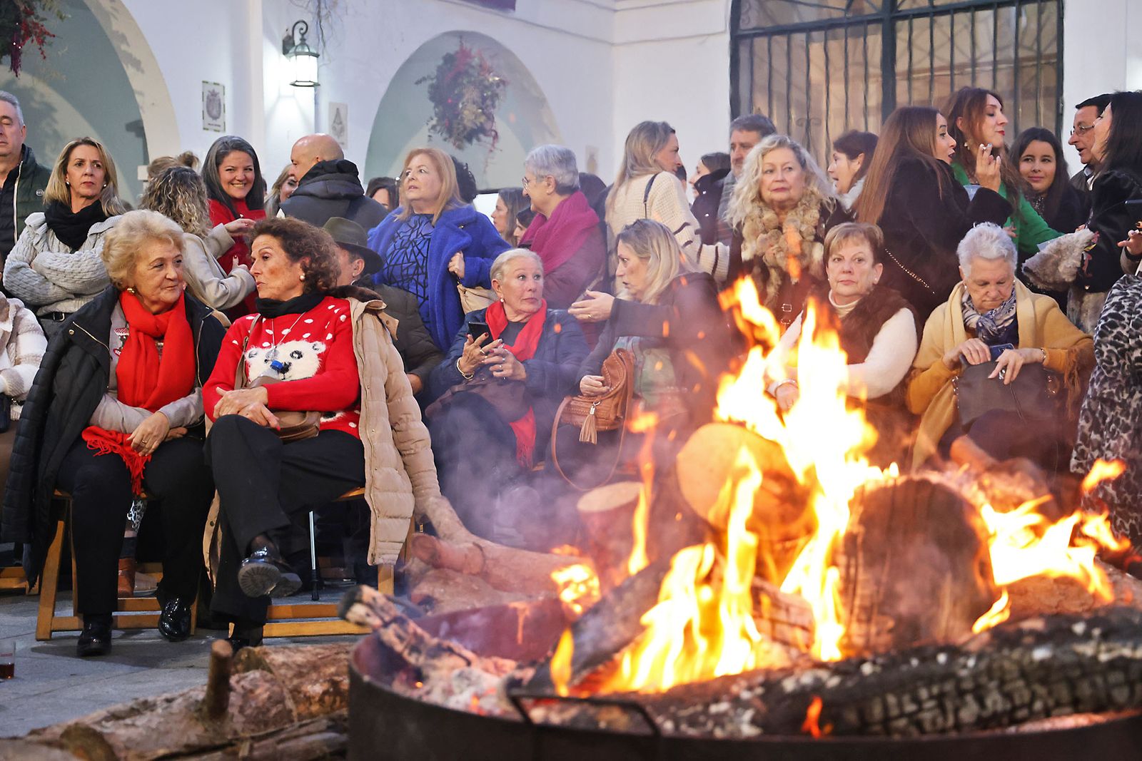 Imágenes de la Zambombaen la Hermandad del Rocío de Huelva