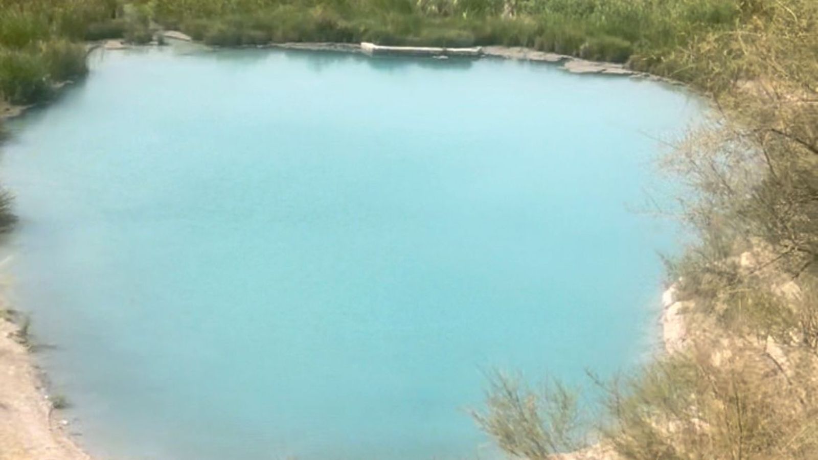 Imagen del manantial de los Baños de Zújar.