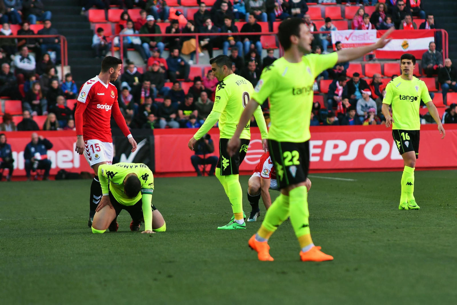Las imágenes del Nàstic-Córdoba
