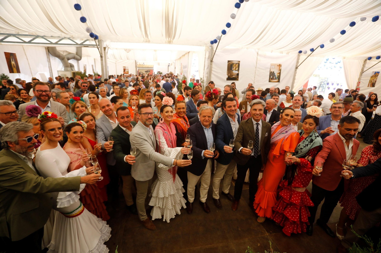 Las recepciones del miércoles de la Feria de Córdoba, en imágenes