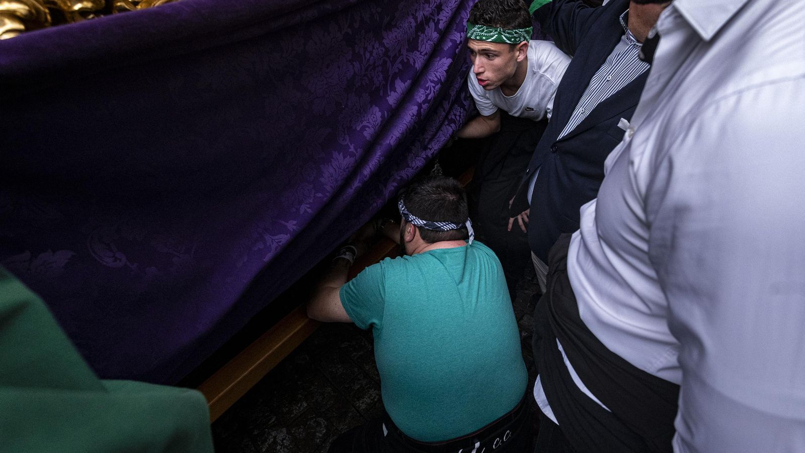 En imágenes, El Huerto de San Fernando fue la única hermandad del Martes Santo