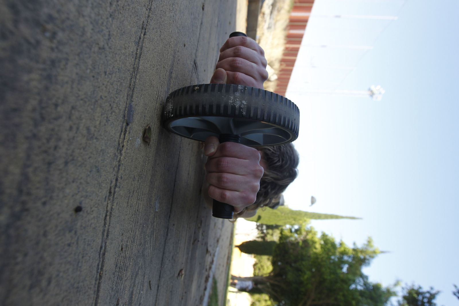 Entrenamiento del CD Atletas de Almería en el parque de Los Molinos