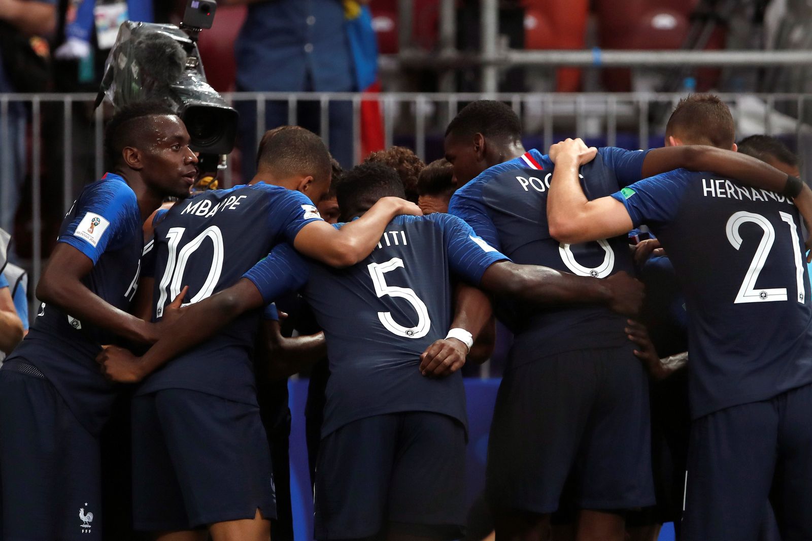 El Francia-Croacia de la final del Mundial de Rusia, en imágenes