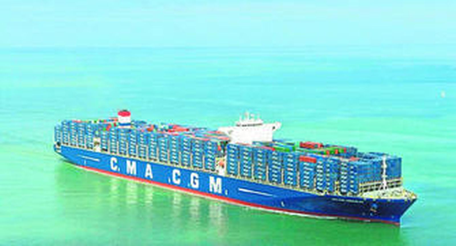El 'CMA CGM Kerguelen', megabuque asignado a la ruta FAL 1 de la naviera.