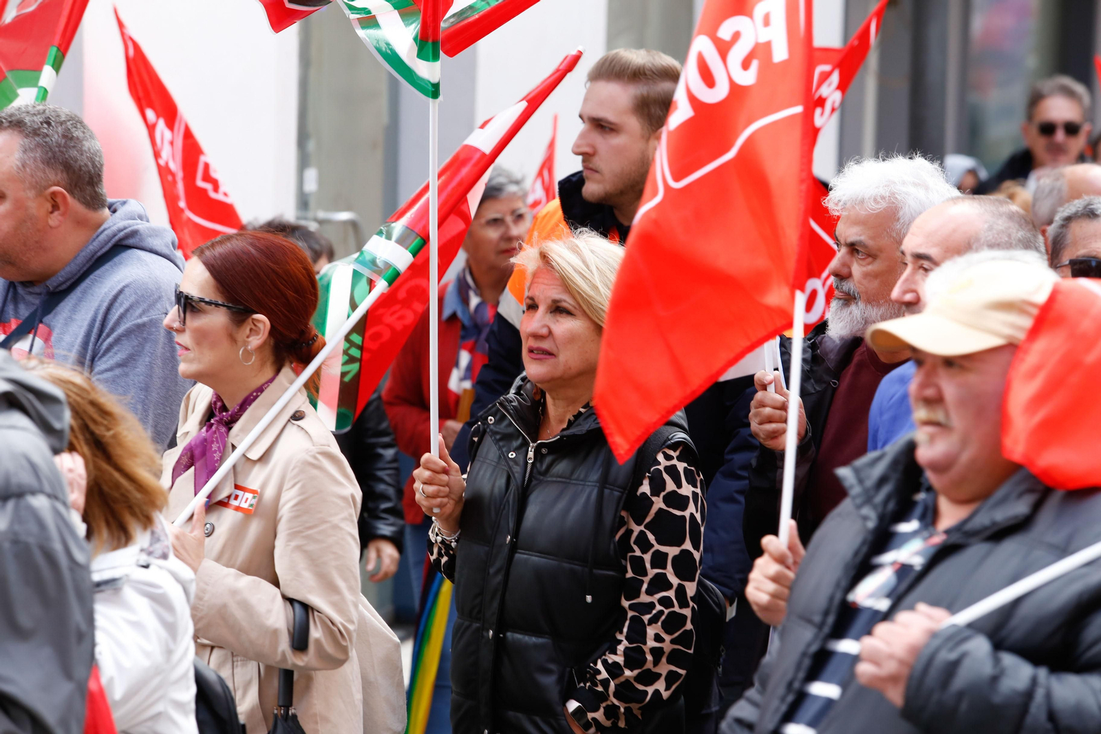 Fotos de la manifestación del Primero de Mayo en Algeciras