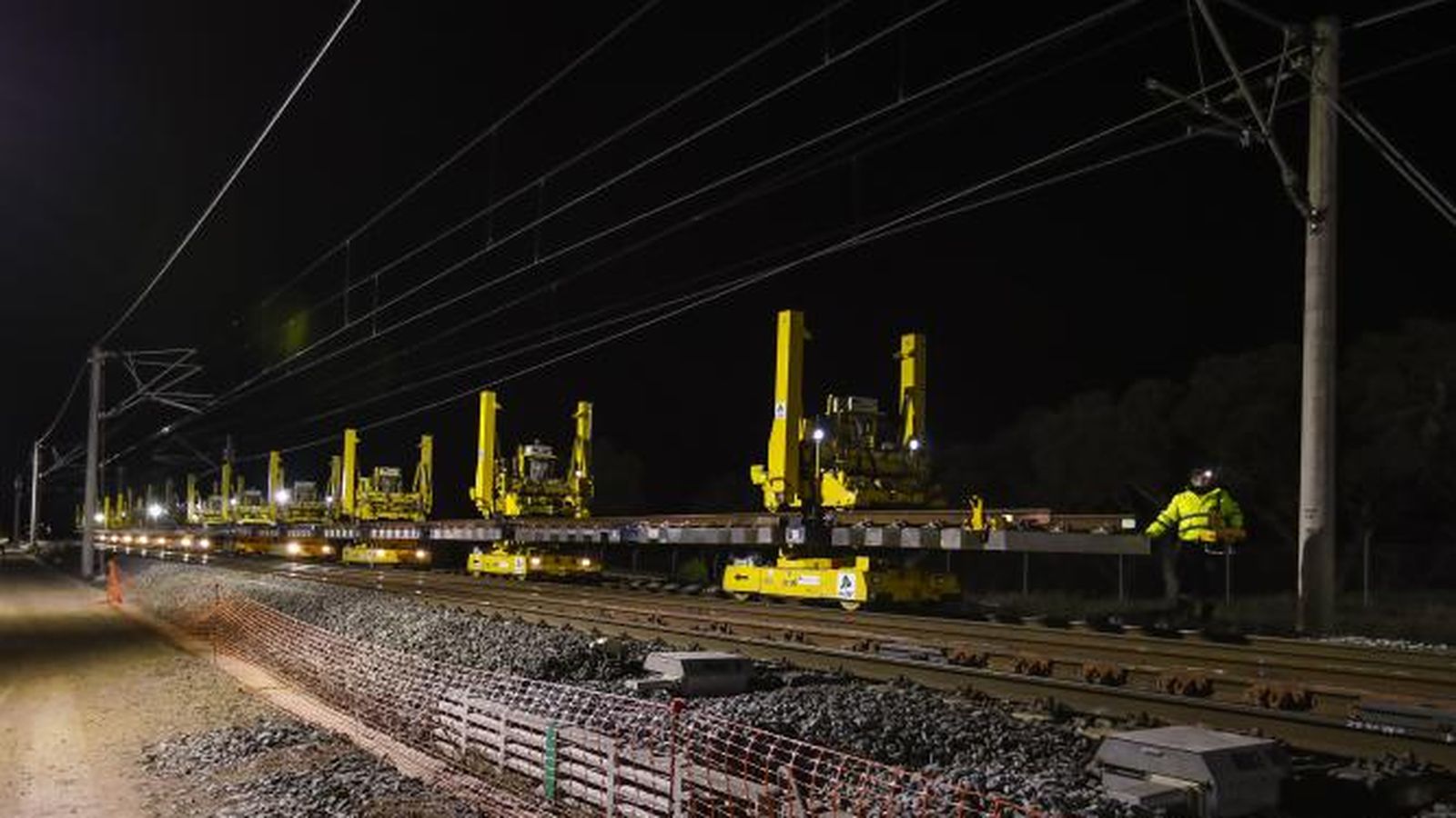 Renovación desvíos LAV Mad-Sev.