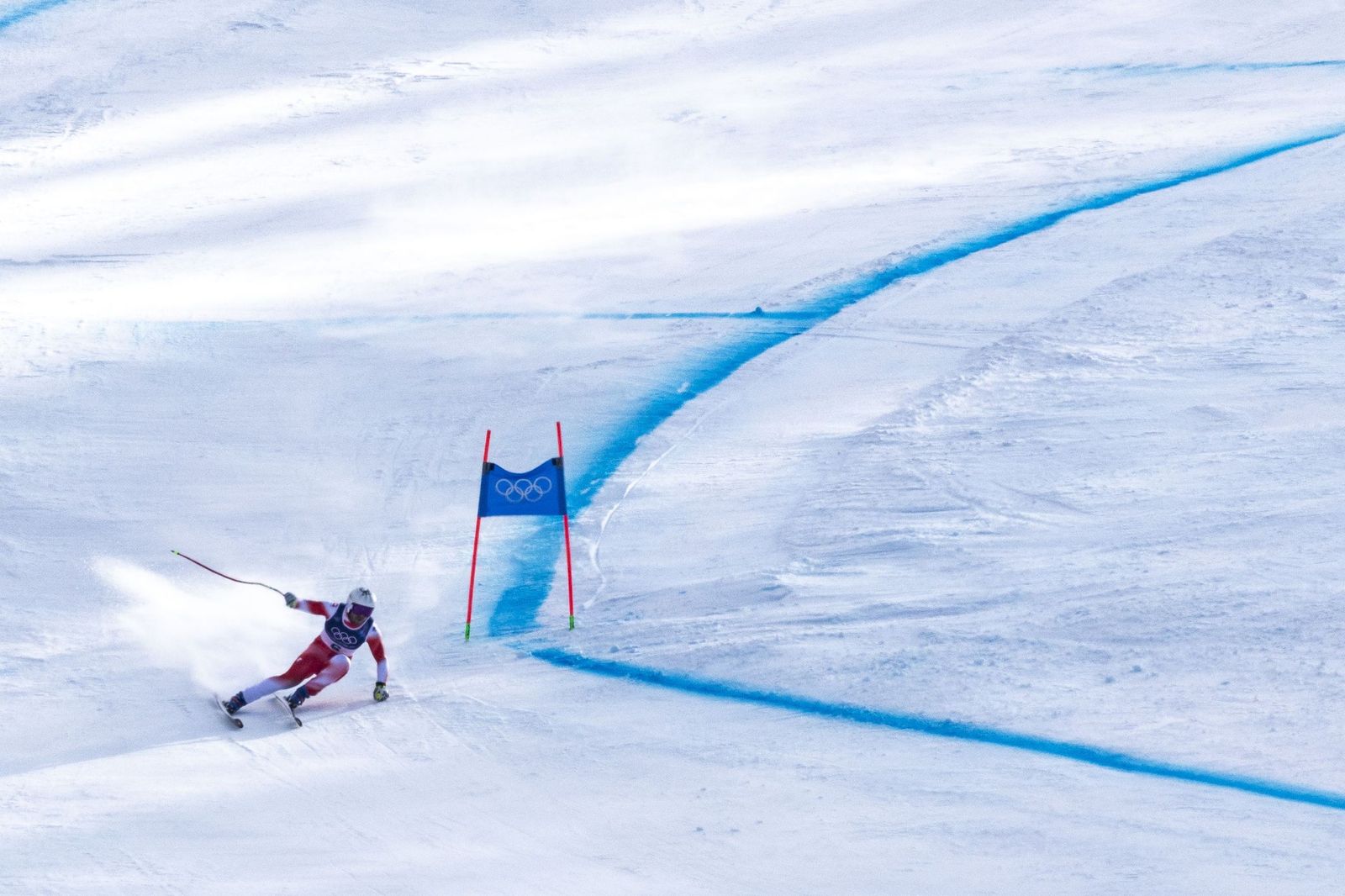 Las espectaculares fotos del descenso masculino en los Juegos Olímpicos de invierno