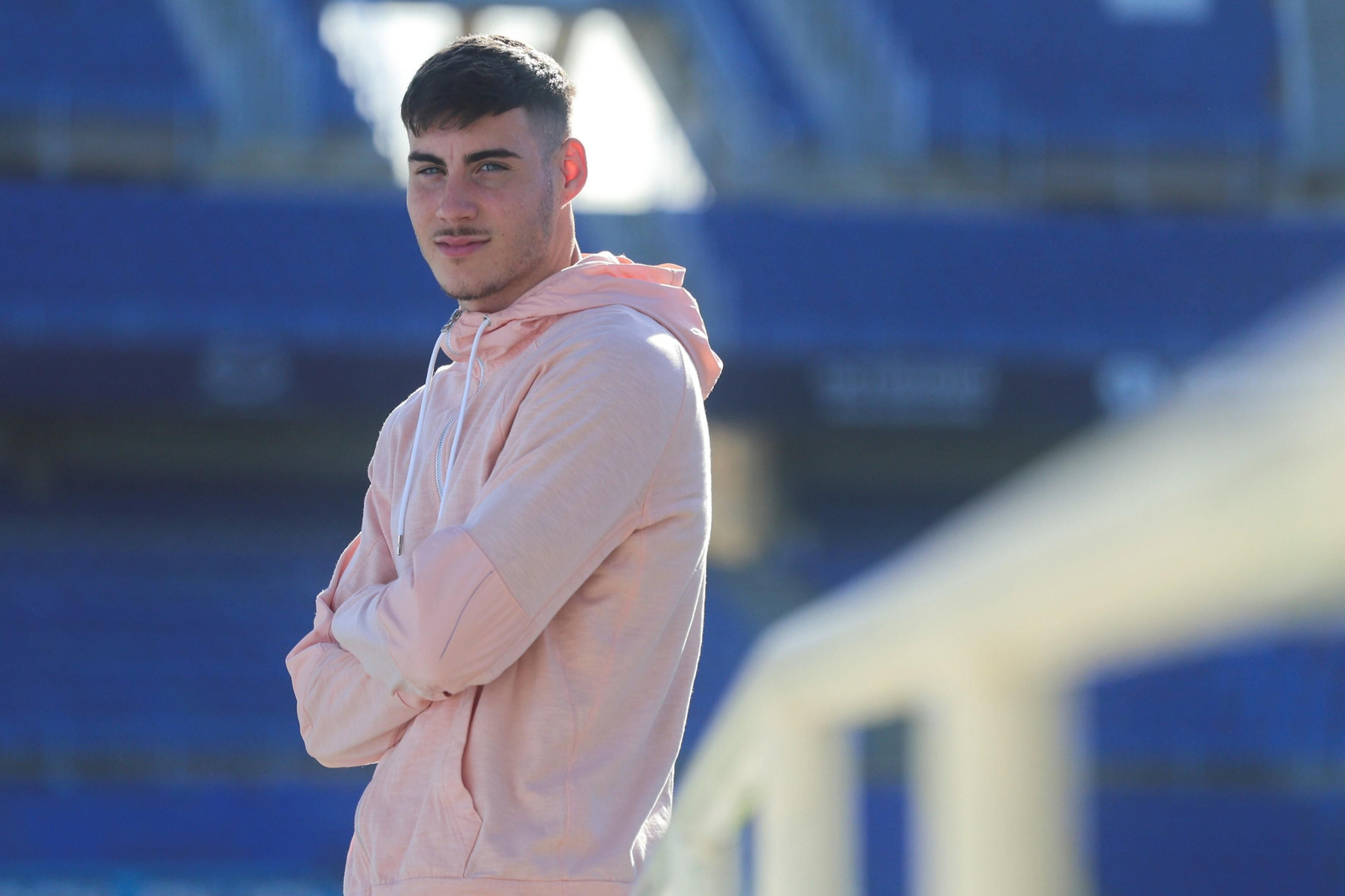 Las fotos de la entrevista a Roberto Fernández, jugador del Málaga