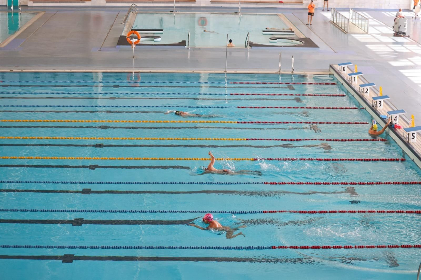 La reapertura de la piscina de 50 metros de Inacua, en imágenes