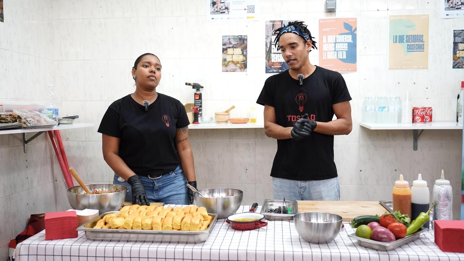 Sabores del Campo de Gibraltar: Fotos del 'show degustación' en el Mercado Ingeniero Torroja