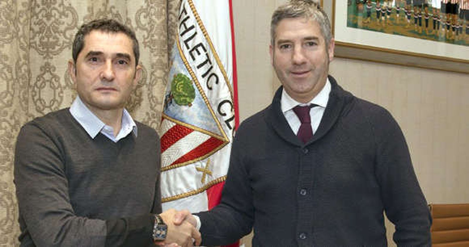 Valverde amplía su contrato con el Athletic hasta 2017