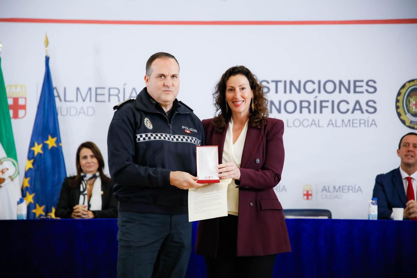 Las imágenes del la celebración de San Esteban en la Jefatura de la Policía Local